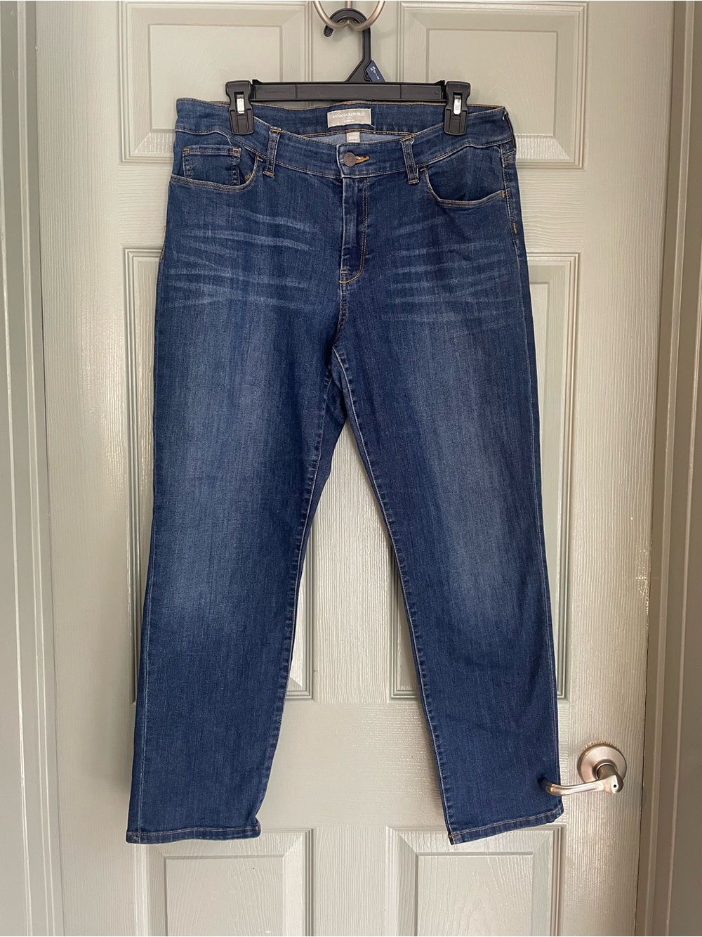 Banana Republic Women's Relaxed Skinny Fit Jeans Denim Curvy Plus Size 14 Petite